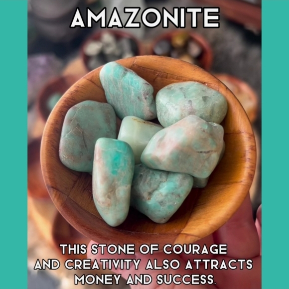 Amazonite Cuff ✦ Tranquility Talisman 14Kt Gold Wire Wrap ✦ Crystal Handmade - Picture 11 of 11